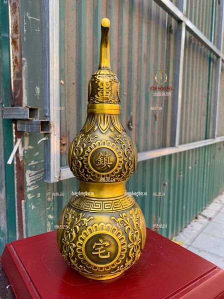 Hồ lô bát quái bằng đồng