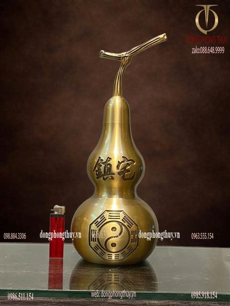 Hồ lô bát quái bằng đồng