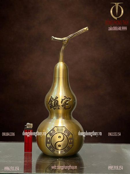 Hồ lô bát quái bằng đồng