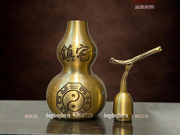 Hồ lô bát quái bằng đồng