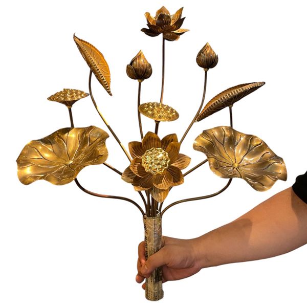 Bó sen 10 cành hun nâu