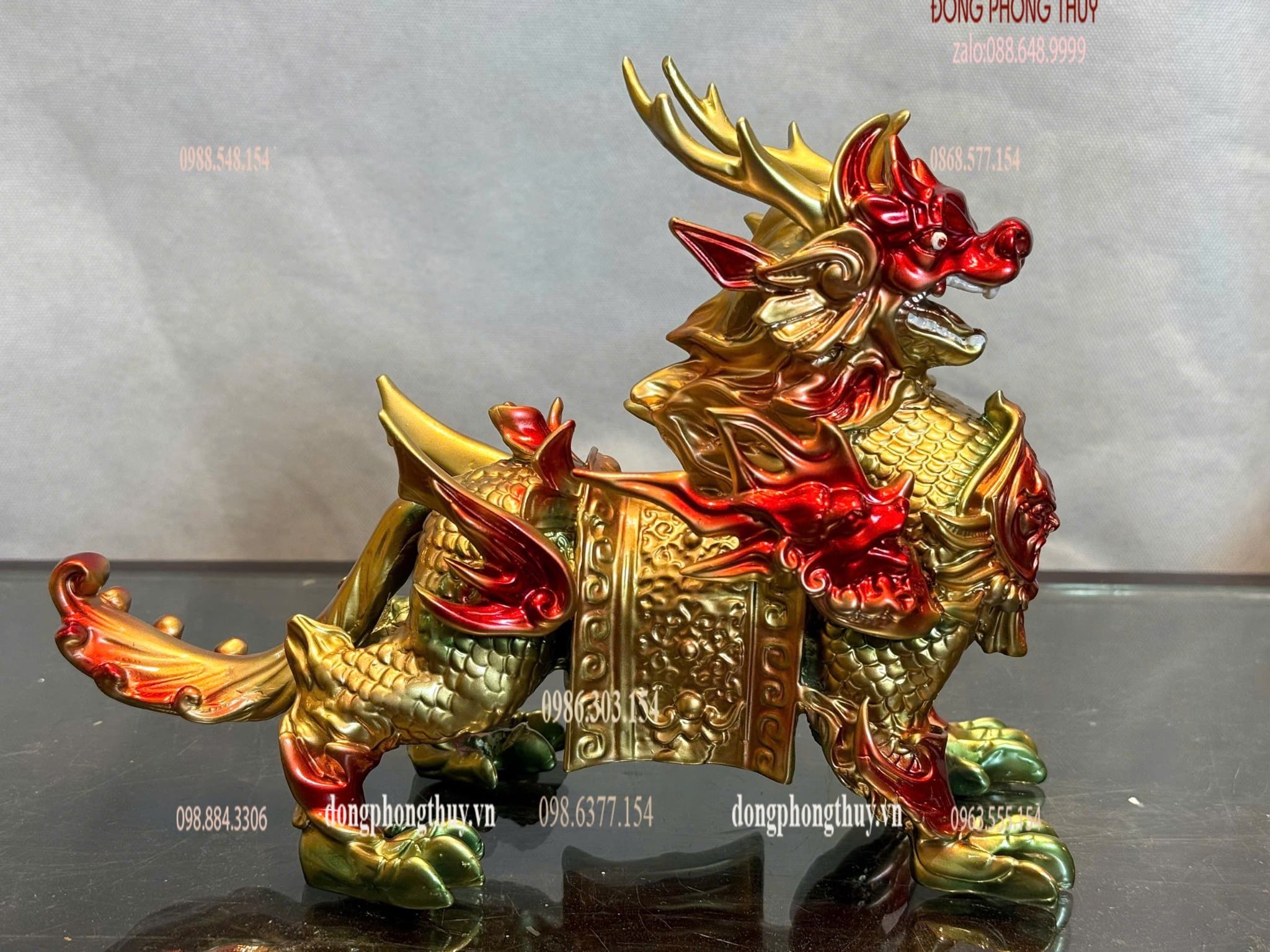 Đôi kỳ lân bằng đồng