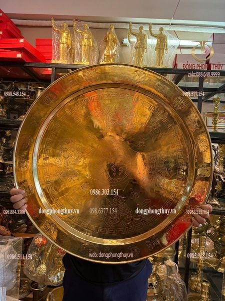 Mâm đồng đại bái 80cm