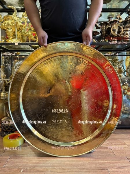 Mâm đồng đại bái 80cm
