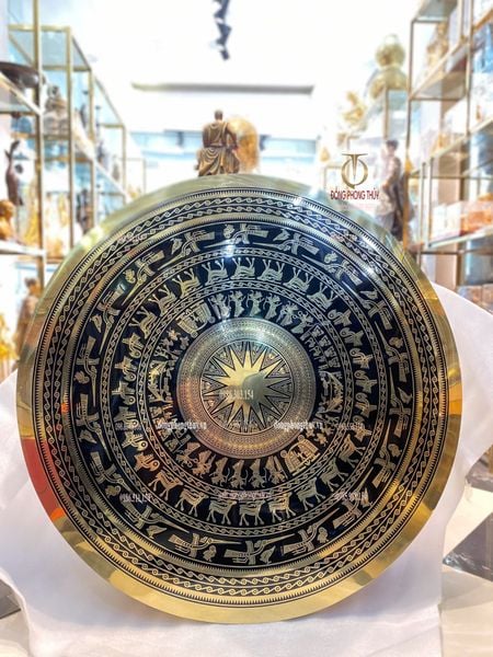 Mặt trống đồng 1m ăn mòn bằng đồng