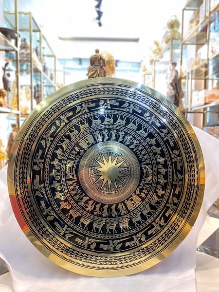 Mặt trống đồng 1m ăn mòn bằng đồng