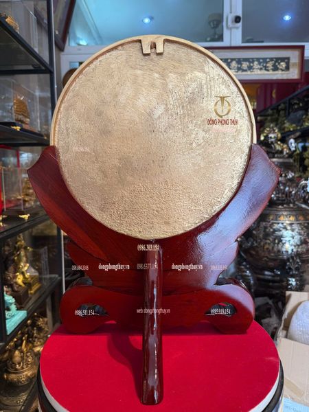 Mặt trống đồng lưu niệm để bàn