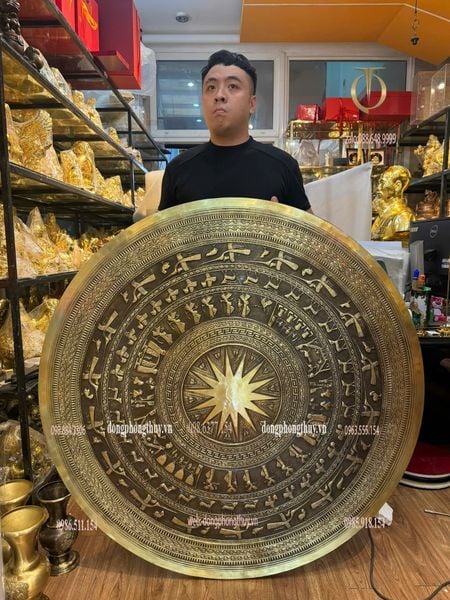 Mặt trống đồng thúc tay 1m2