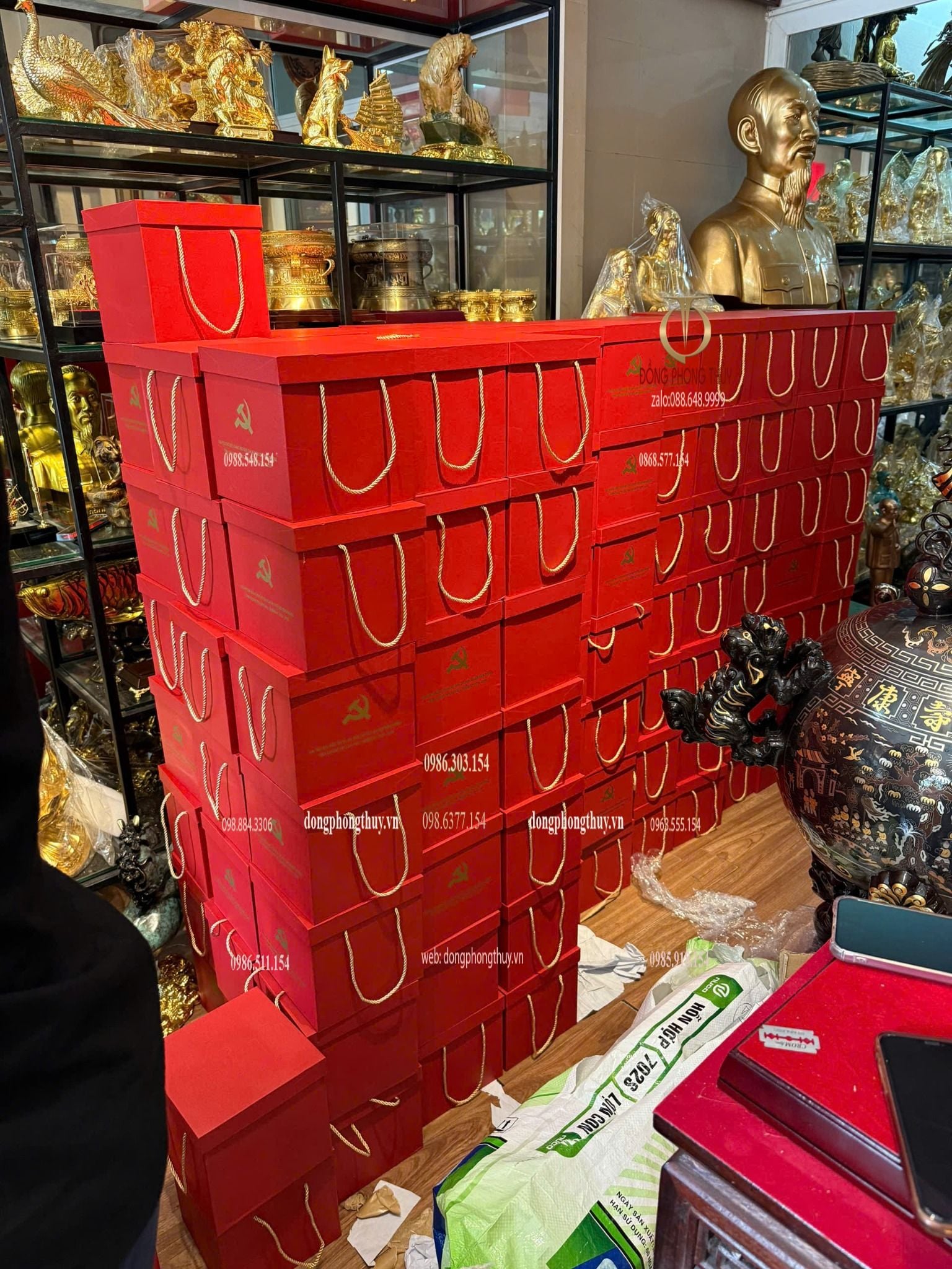 Quà tặng đại hội-quà tặng doanh nghiệp-trống đồng