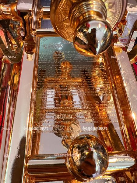 Súng pháo thần công mạ vàng 24k