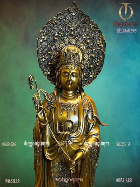 Tượng phật Tây Phương Tam Thánh cao 80cm