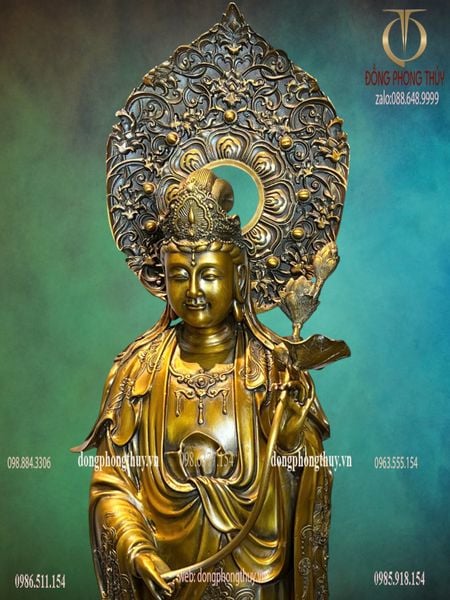 Tượng phật Tây Phương Tam Thánh cao 80cm