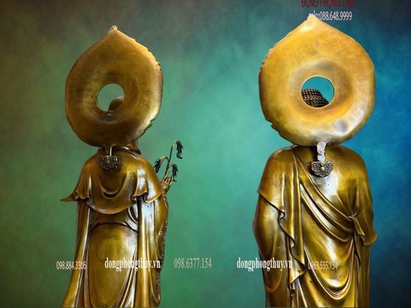 Tượng phật Tây Phương Tam Thánh cao 80cm