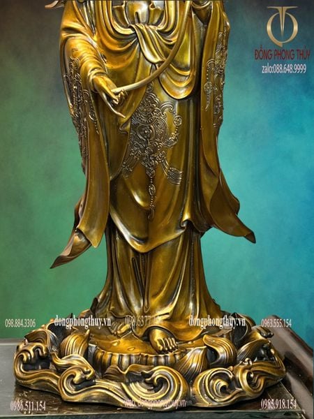 Tượng phật Tây Phương Tam Thánh cao 80cm