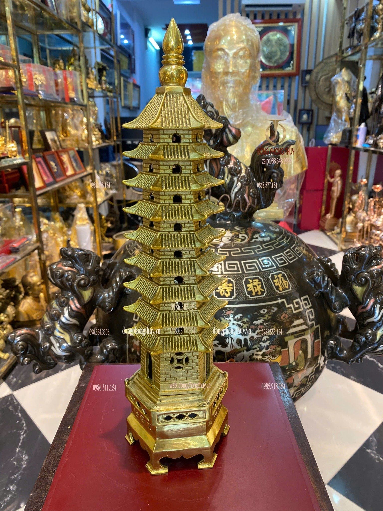 Tháp văn xương bằng đồng