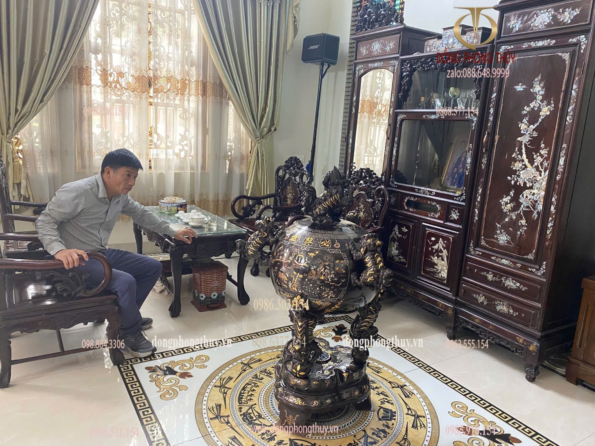 Thất lân khảm tam khí 1m2