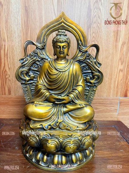 Tượng phật Thích Ca Chư Thiên cao 43 12kg