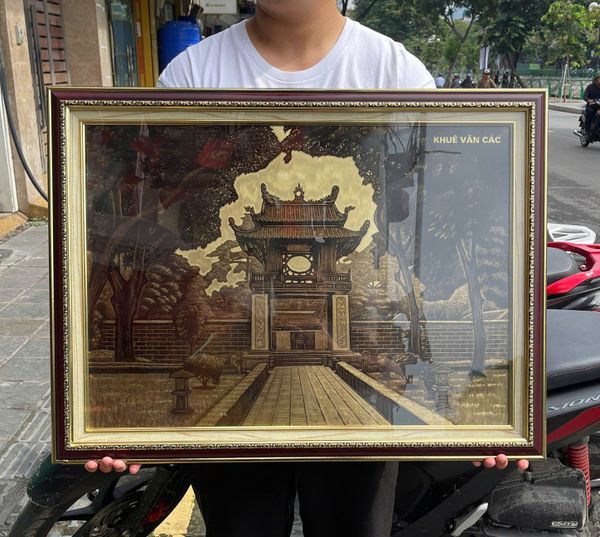 Tranh khuê văn các bằng đồng