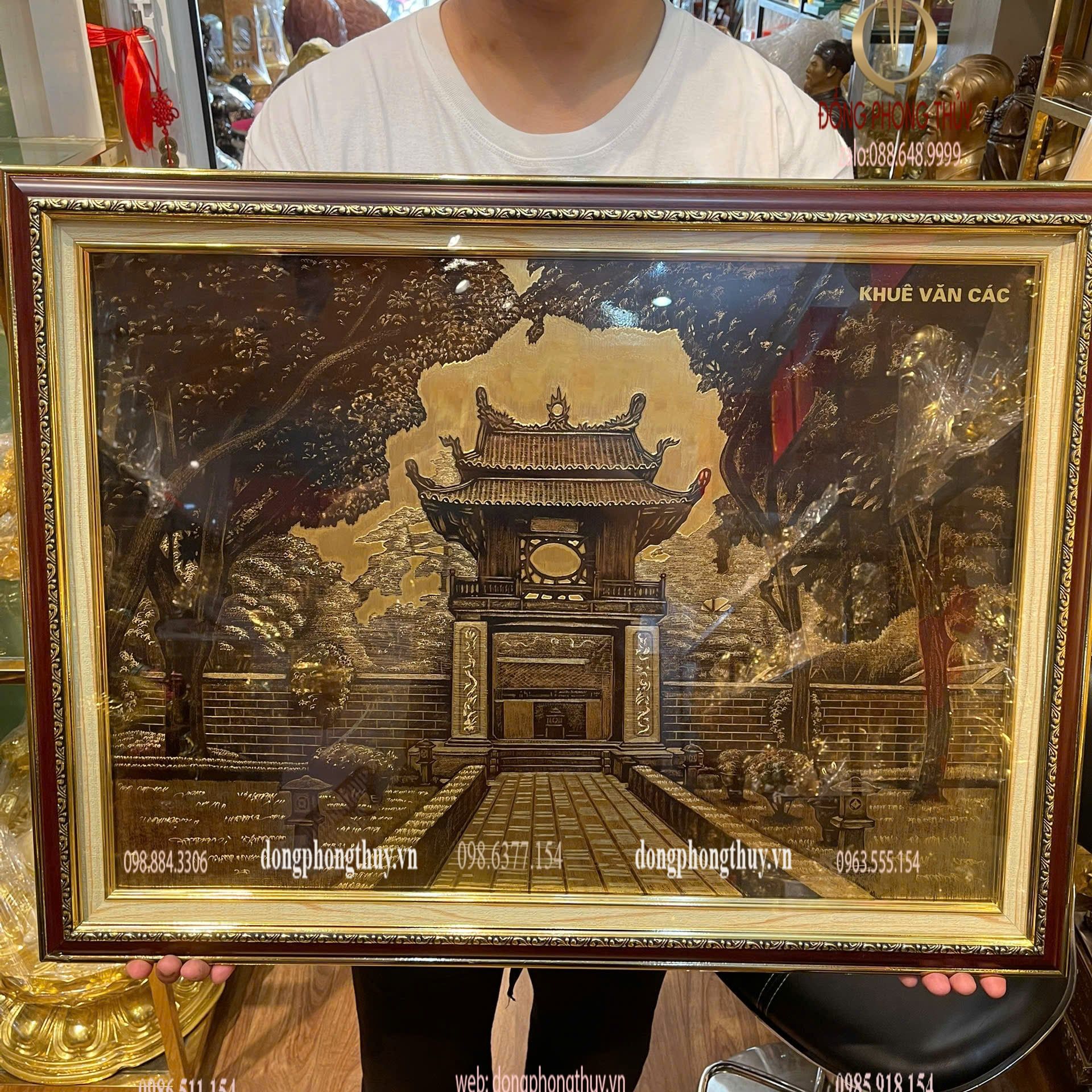 Tranh khuê văn các bằng đồng