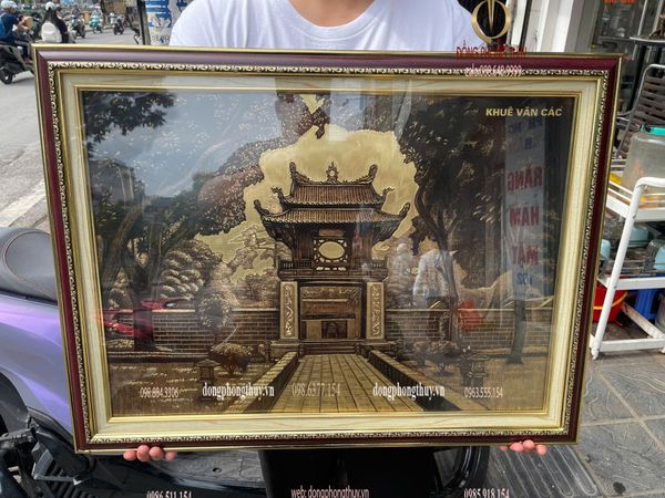 Tranh khuê văn các bằng đồng