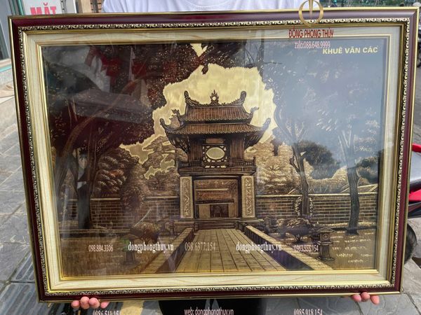 Tranh khuê văn các bằng đồng