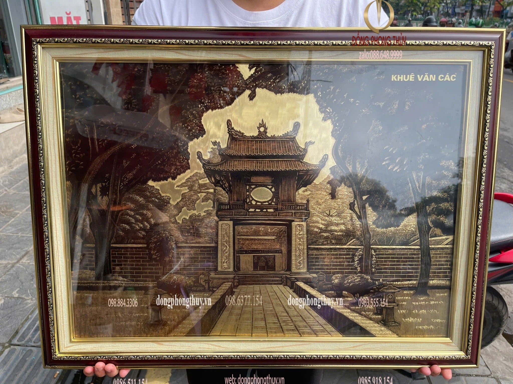 Tranh khuê văn các bằng đồng