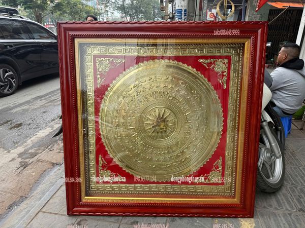 Tranh mặt trống đồng 1m3