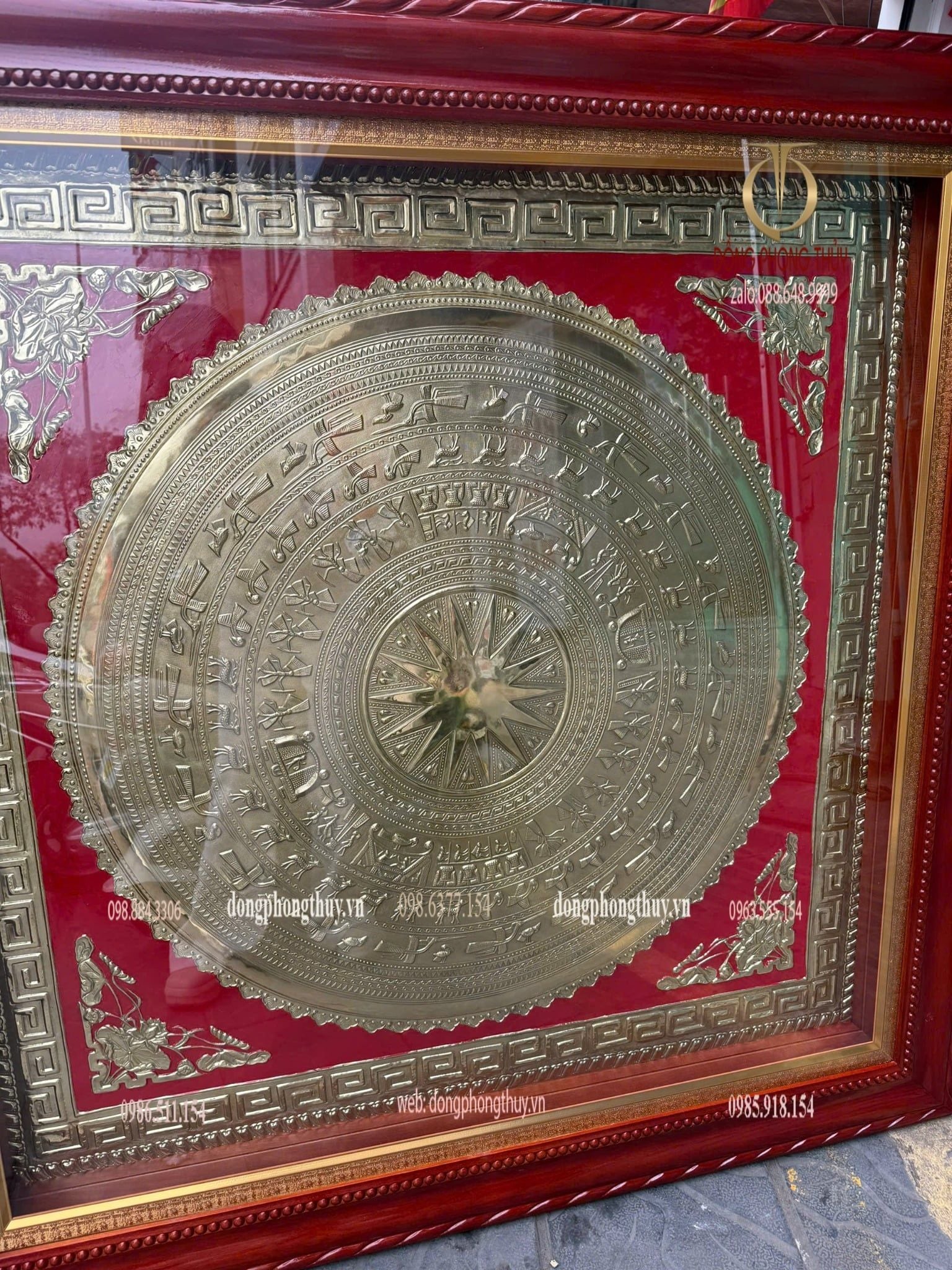 Tranh mặt trống đồng 1m3