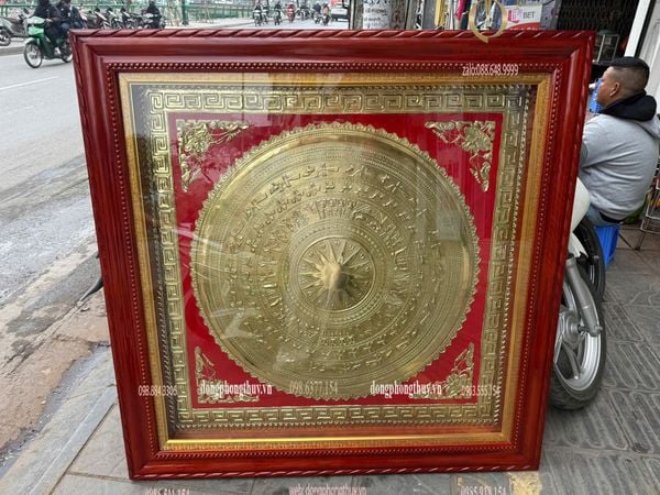 Tranh mặt trống đồng 1m3