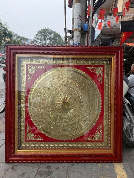 Tranh mặt trống đồng 1m3