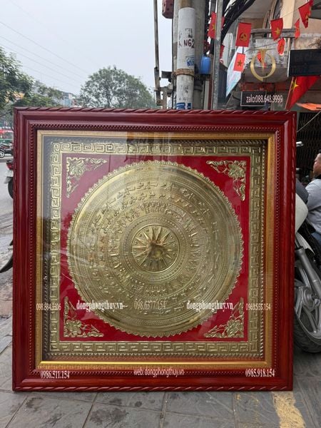 Tranh mặt trống đồng 1m3