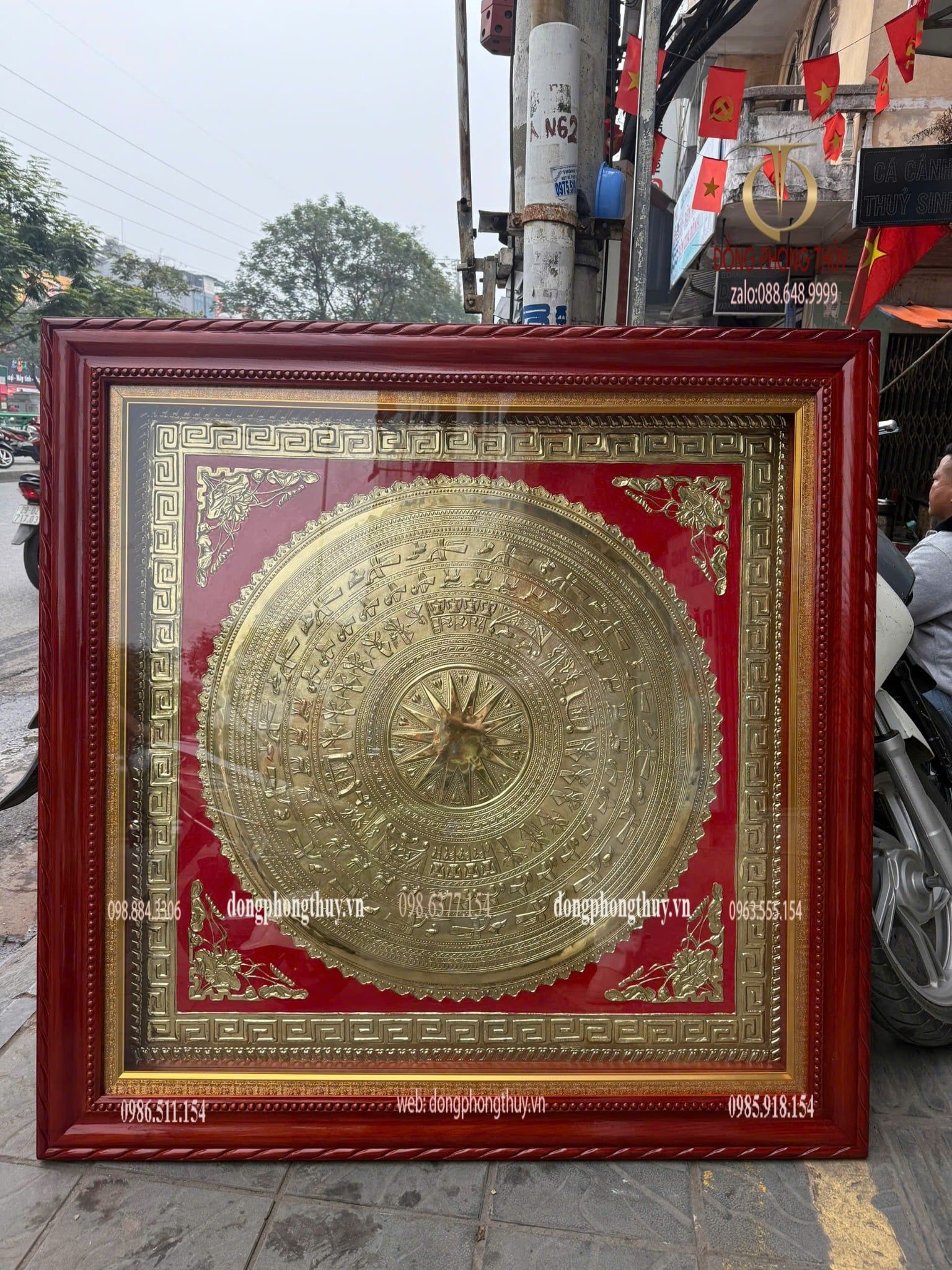 Tranh mặt trống đồng 1m3