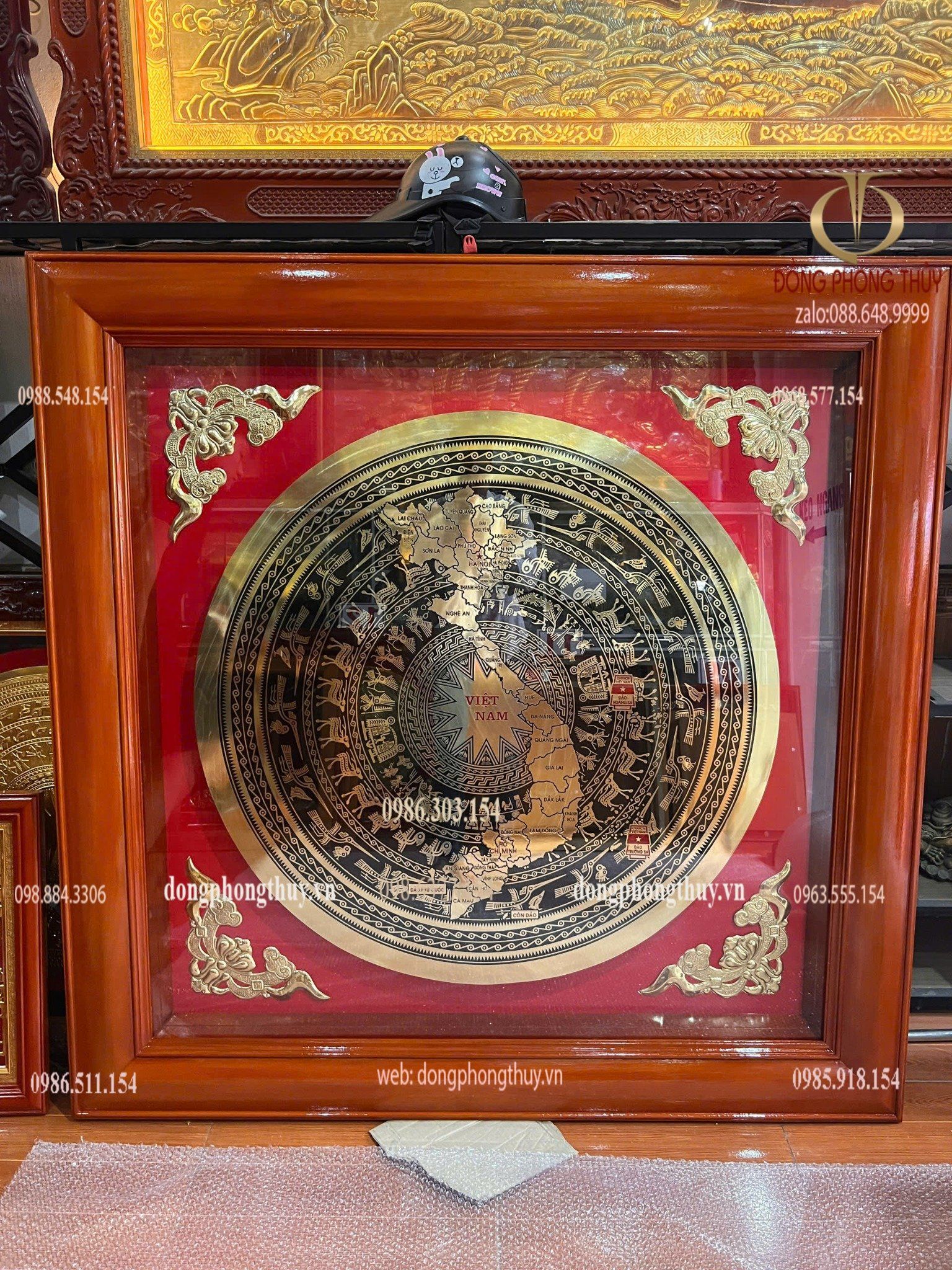 Tranh trống đồng 1m45