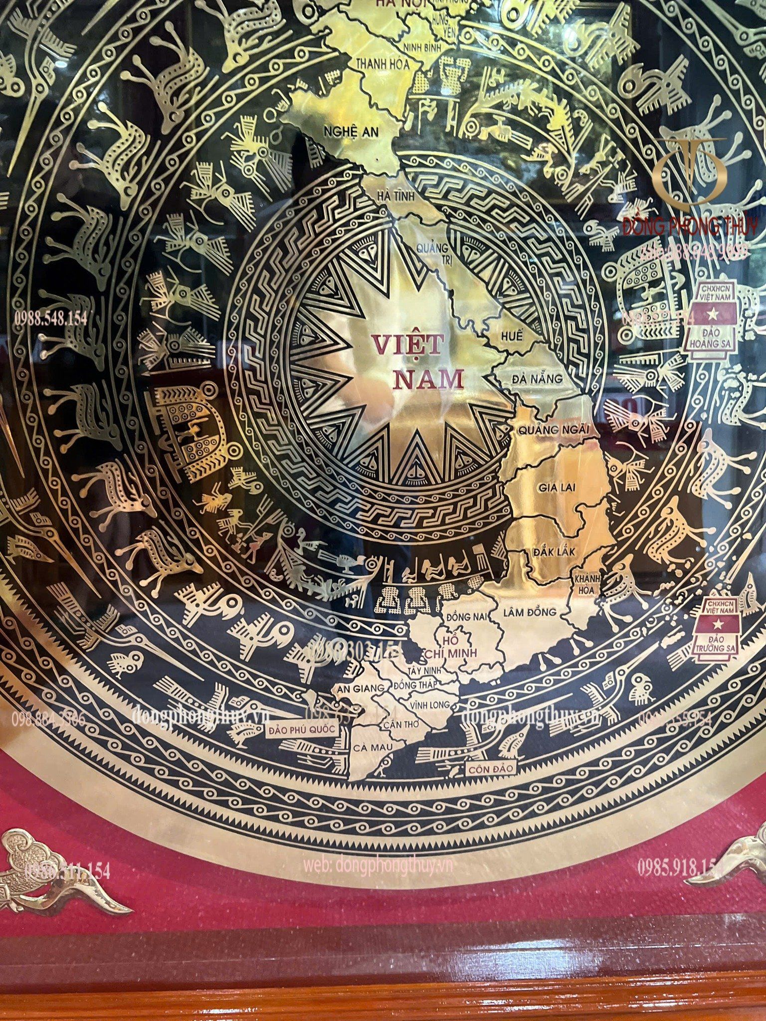 Tranh trống đồng 1m45