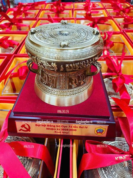 Quà tặng đại hội - trống đồng lưu niệm - quà tặng doanh nghiệp