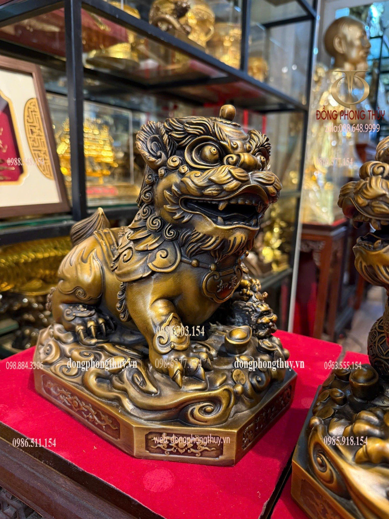 Đôi tỳ hưu bằng đồng