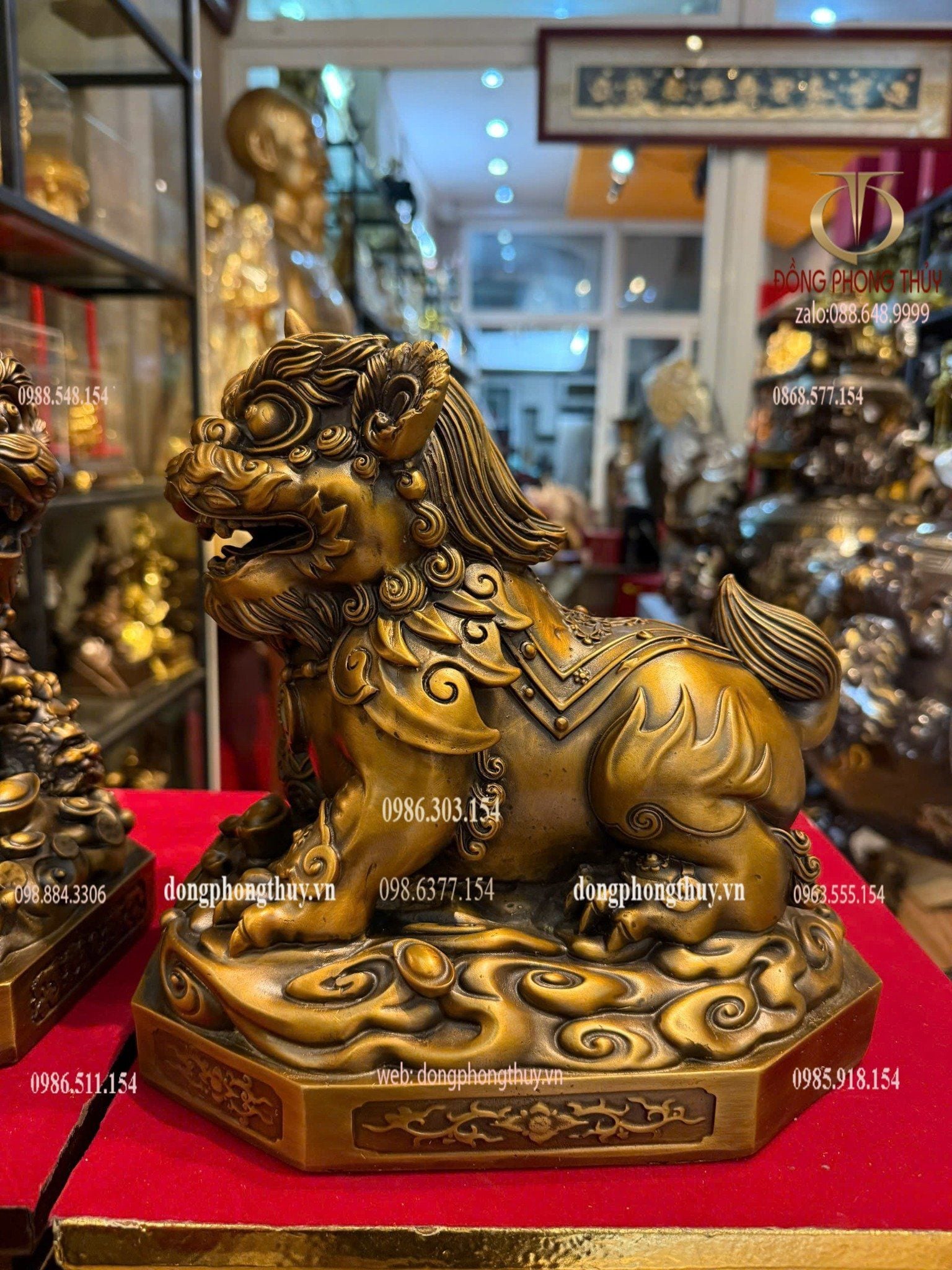 Đôi tỳ hưu bằng đồng