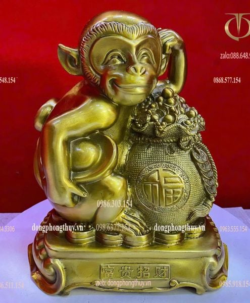 Tượng khỉ bằng đồng