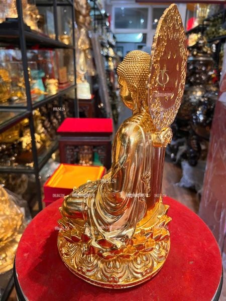 Tượng phật A Di Đà 35cm dát vàng 24k