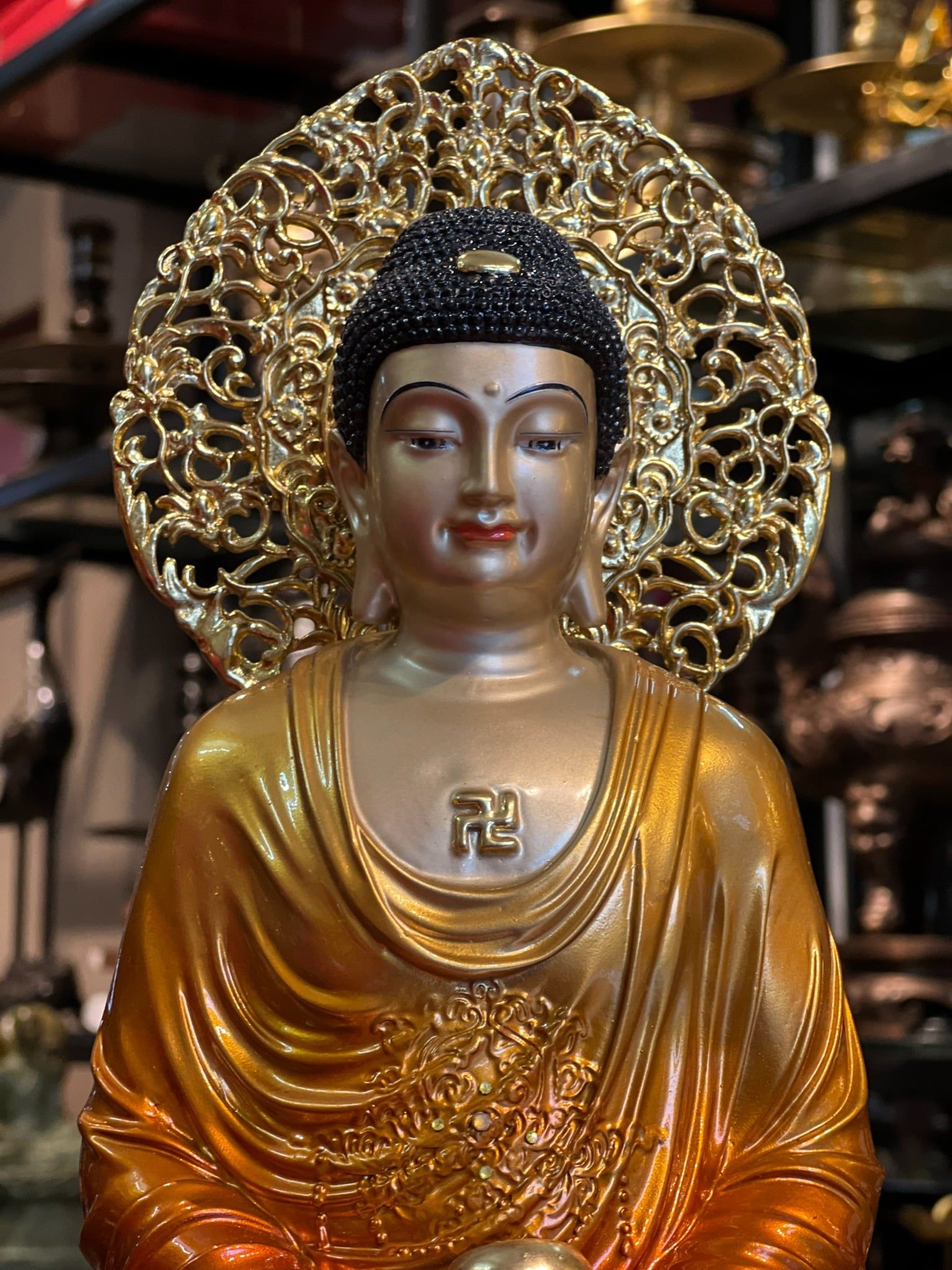 Tượng A Di Đà bằng đồng