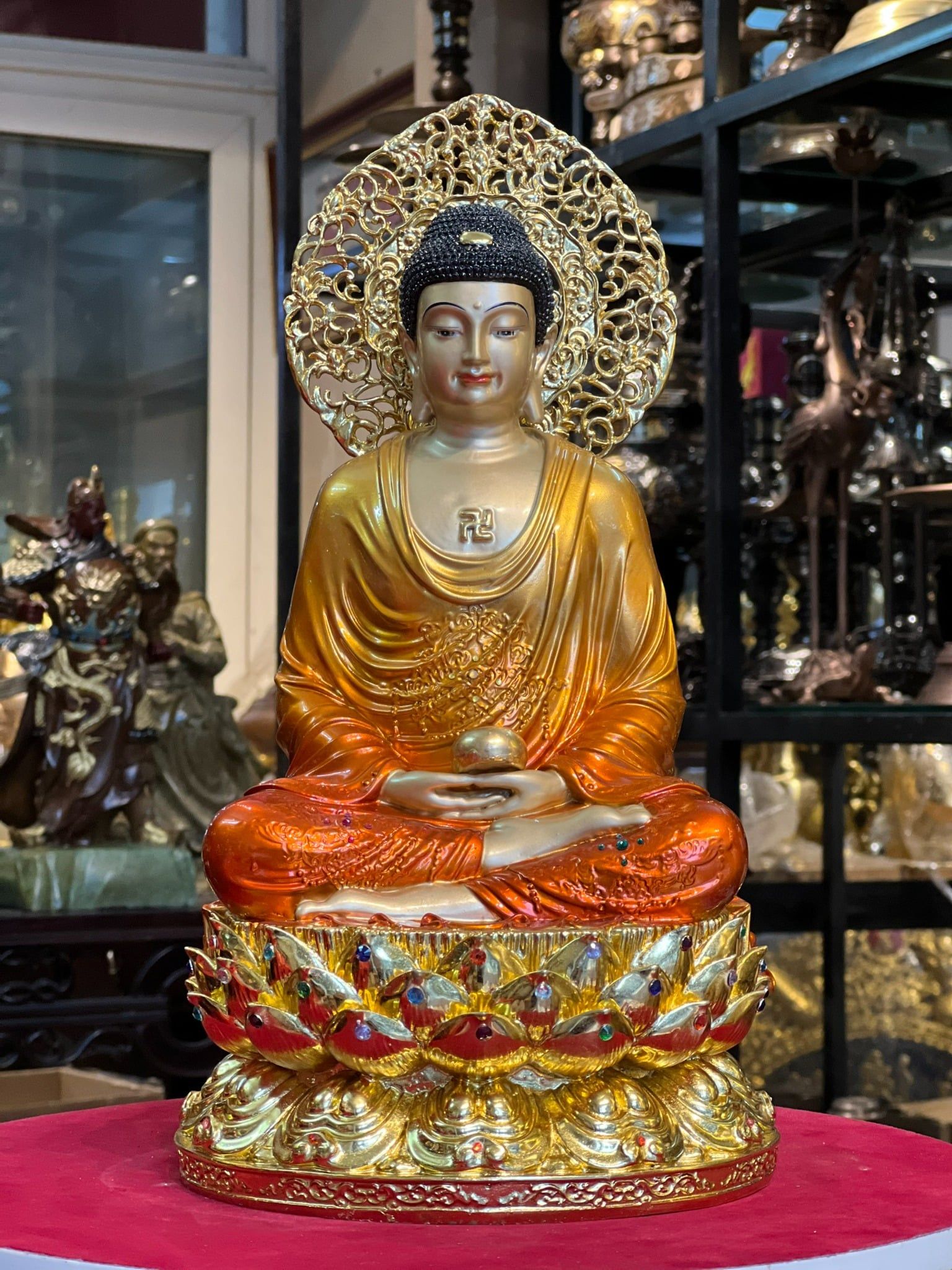 Tượng A Di Đà bằng đồng