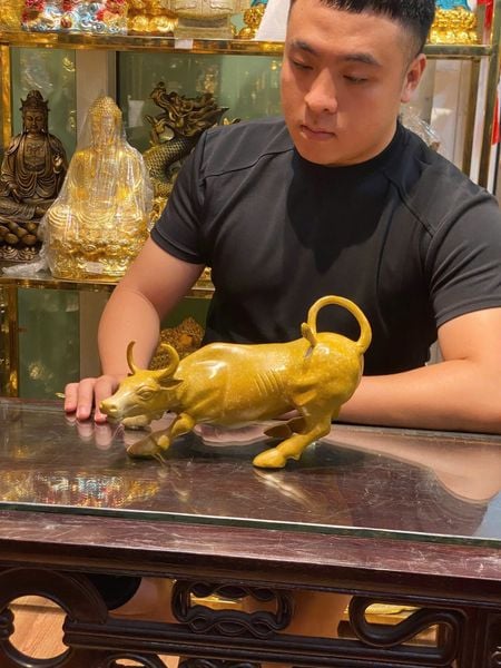 Tượng Trâu bằng đồng