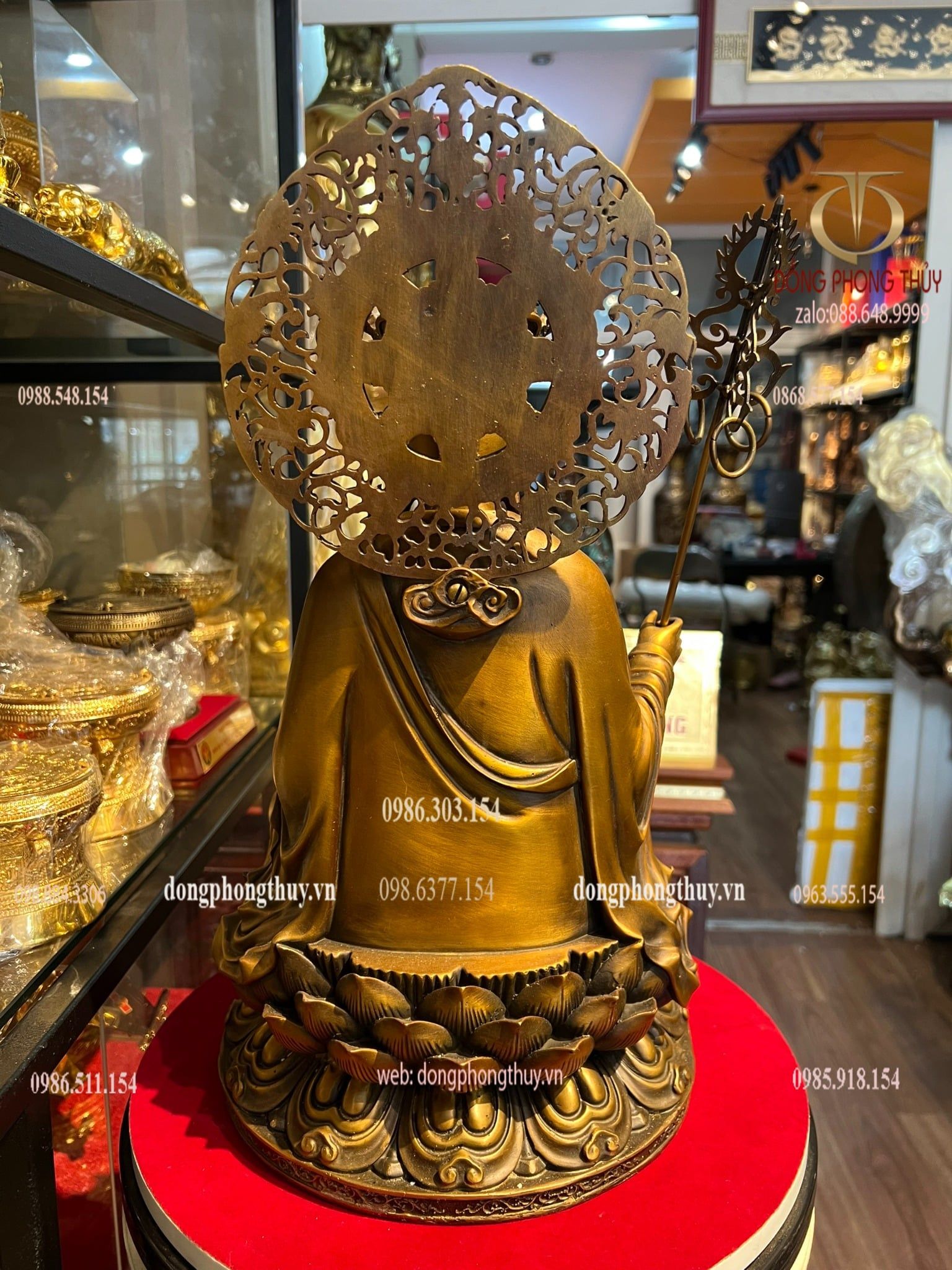 Tượng địa tạng vương cao 45cm