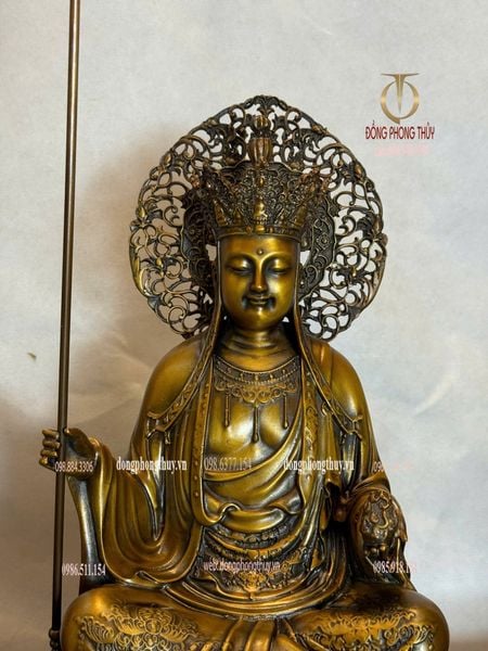 Tượng Địa Tạng Vương Bồ Tát bằng đồng