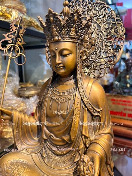 Tượng địa tạng vương cao 45cm