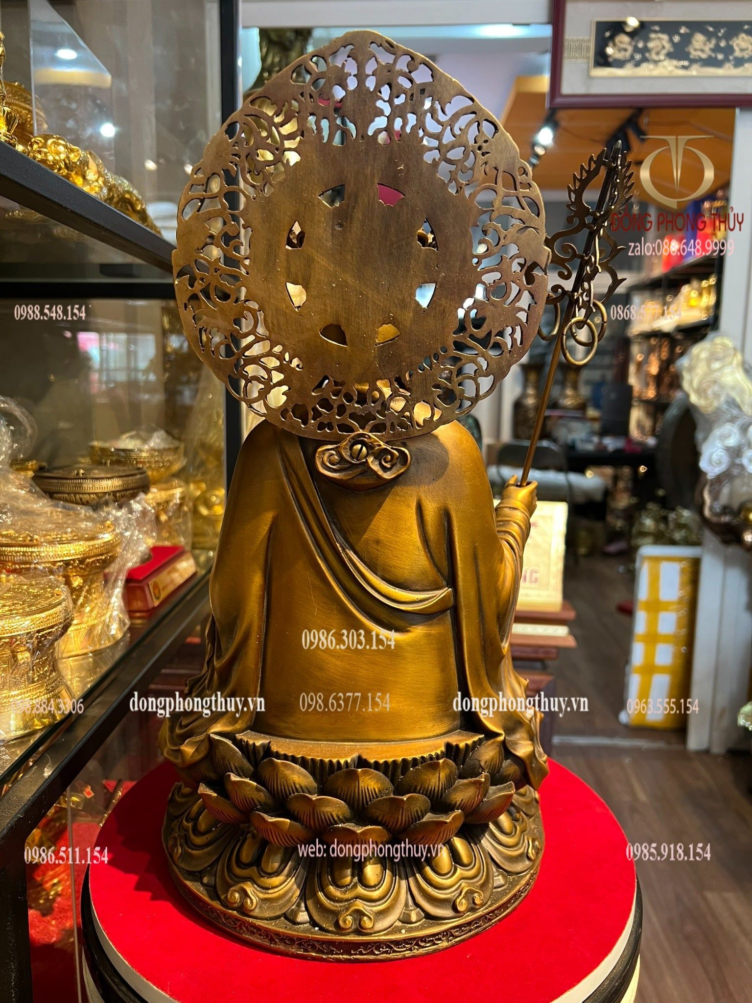 Tượng địa tạng vương cao 45cm