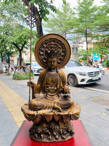 Tượng Địa Tạng Vương bằng đồng