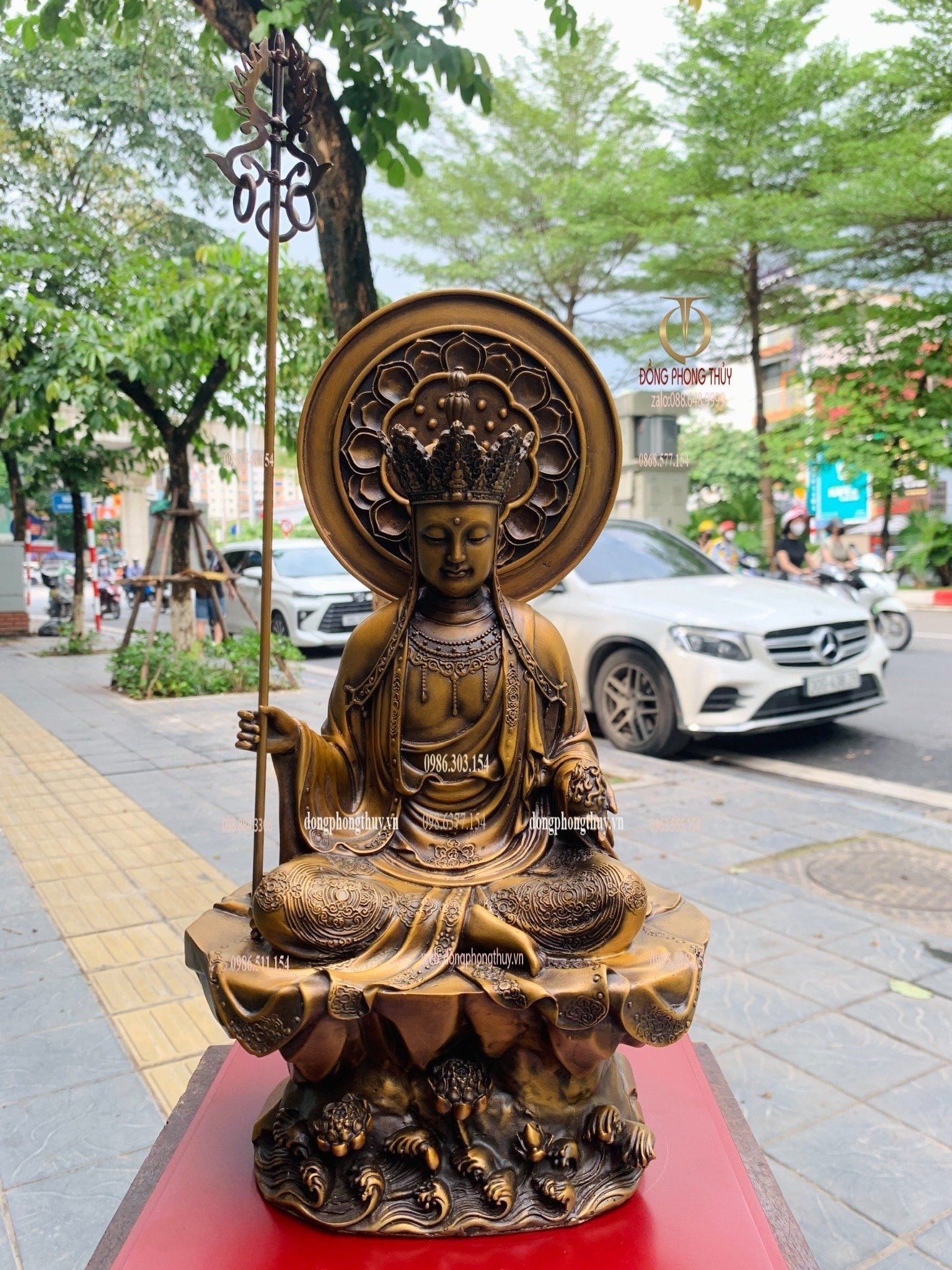 Tượng Địa Tạng Vương bằng đồng