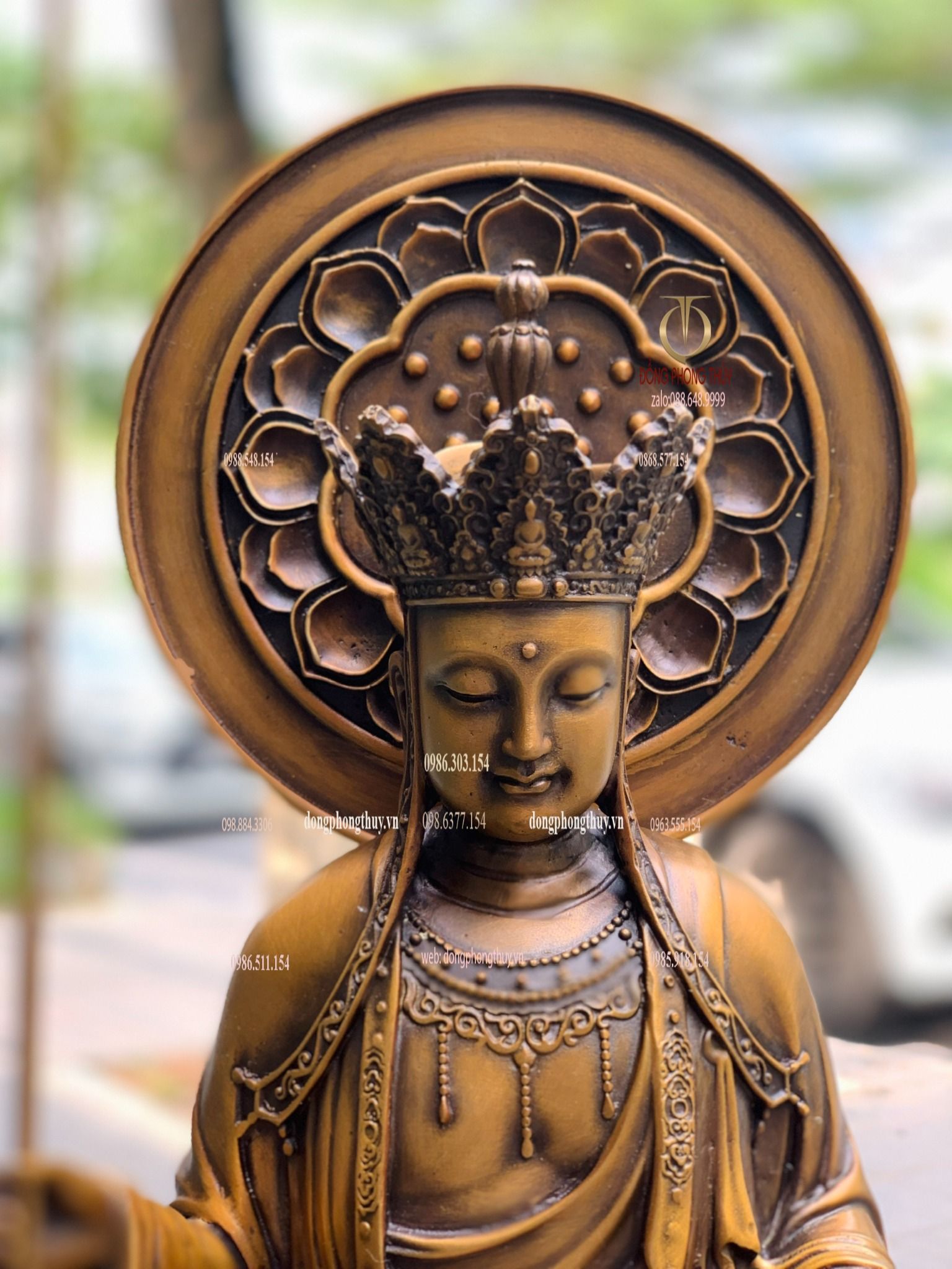 Tượng Địa Tạng Vương bằng đồng