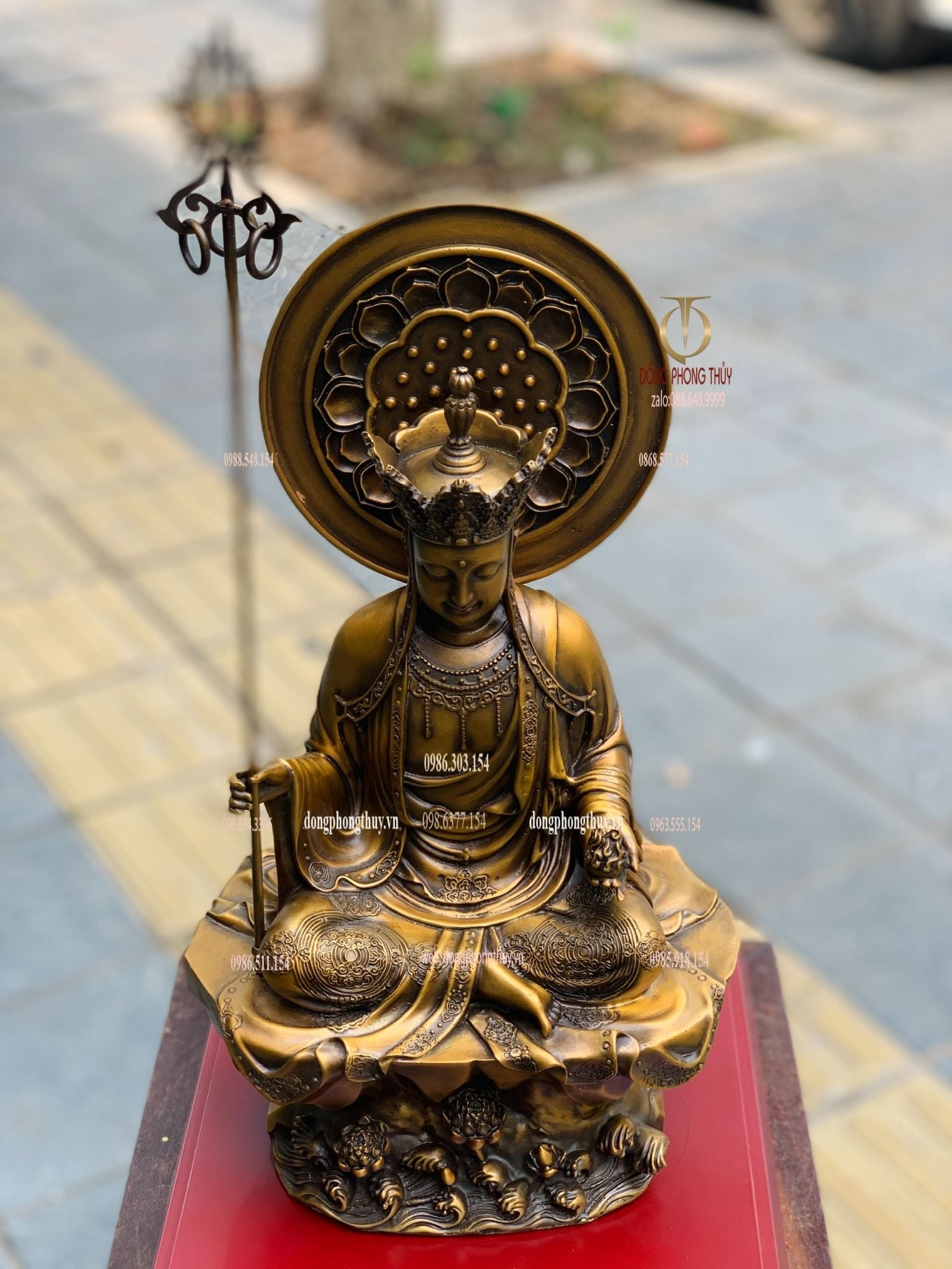 Tượng Địa Tạng Vương bằng đồng